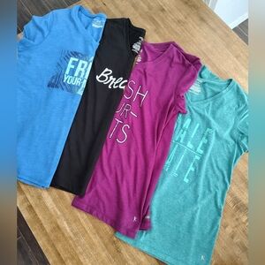 DANSKIN NOW & TEK GEAR Work Out Athletic Sports Shirts L/XL